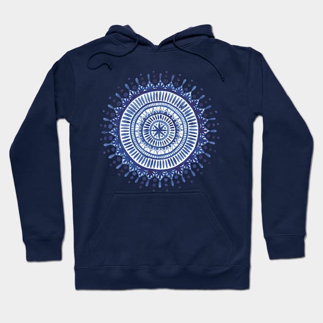 Mandala Watercolor Painting Hoodie by ChipiArtPrints